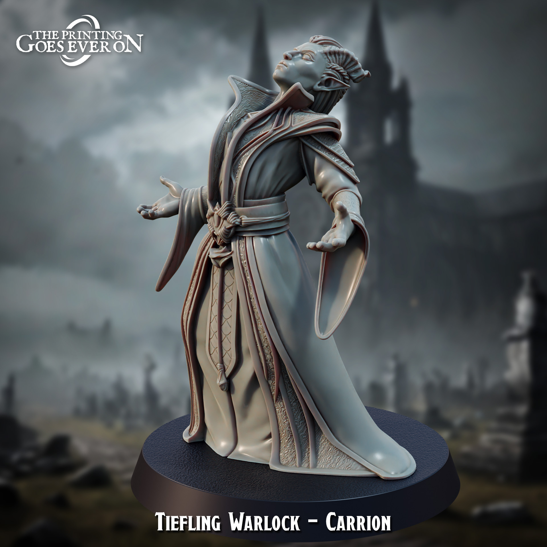 Tiefling Warlock - Carrion - Presupported